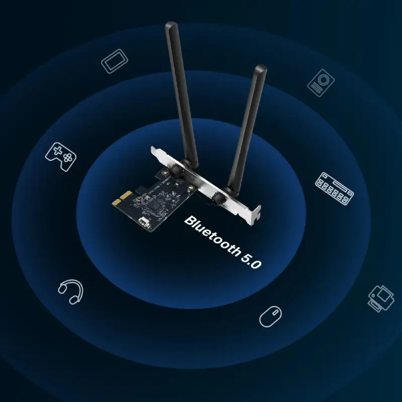 Mercusys (MA30E) AC1200 Dual Band Wi Fi Bluetooth PCI Express Adapter 4