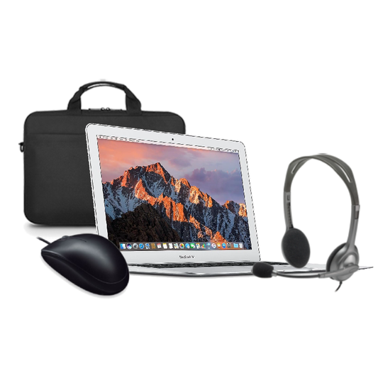 Apple Macbook Air A1466 MQD42LL A Laptop Bundle