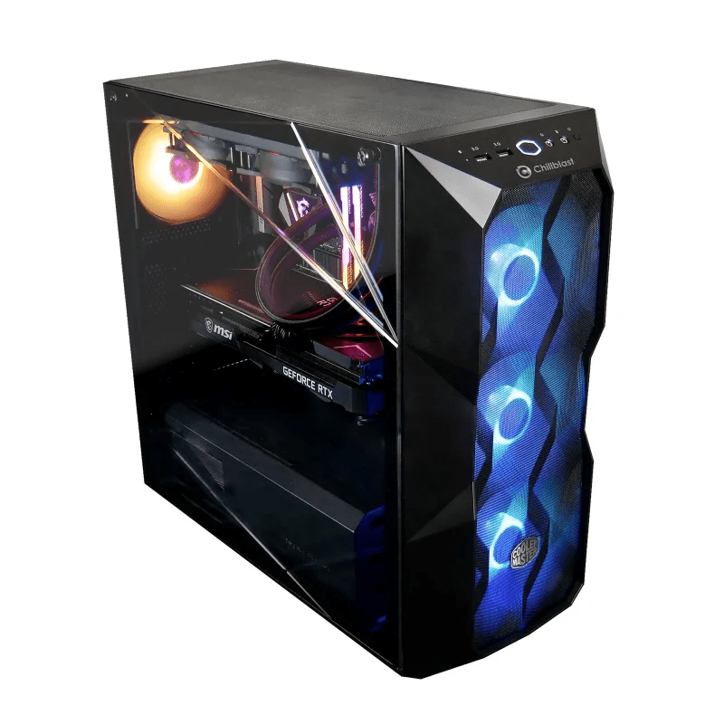 Blizzard Onyx RX 7600 Gaming PC | AMD Ryzen 5 | 16GB RAM | 1TB SSD | Radeon RX 7600 8GB Graphics | Windows 10 Pro