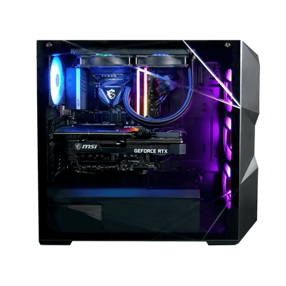 Blizzard Onyx RX 7600 Gaming PC | AMD Ryzen 5 | 16GB RAM | 1TB SSD | Radeon RX 7600 8GB Graphics | Windows 10 Pro