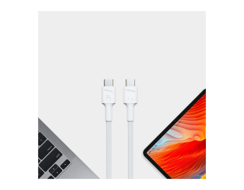 Cable White USB C Type C 2