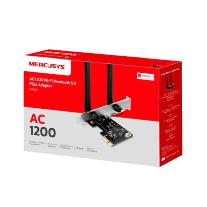 Mercusys (MA30E) AC1200 Dual Band Wi Fi Bluetooth PCI Express Adapter 1