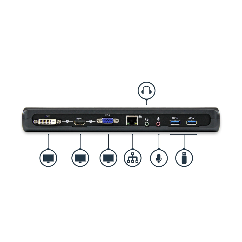StarTech.com Dual Monitor USB 3.0 Docking Station 3