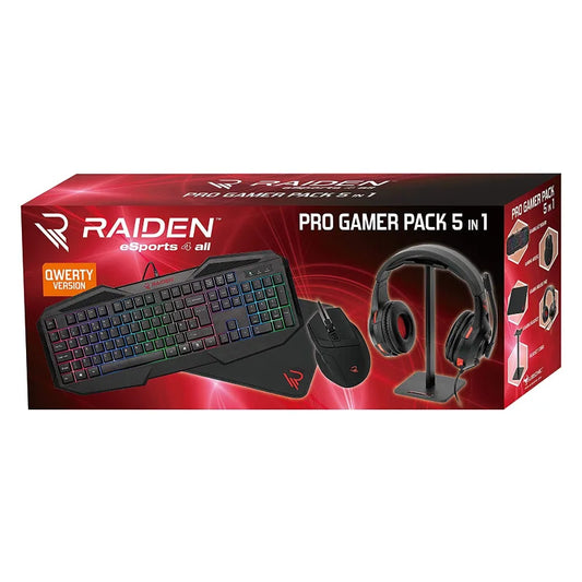 Subsonic Raiden 5 In 1 Pro Gamer Pack