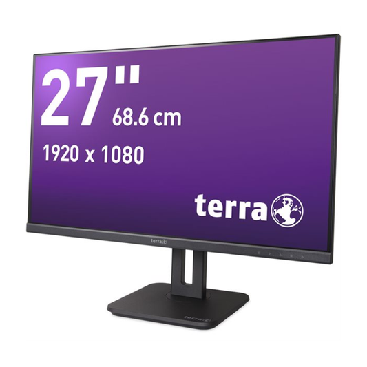 TERRA LCD LED 2748W PV V3.1 schwarz HDMI DP USB C GREENLINE PLUS 1