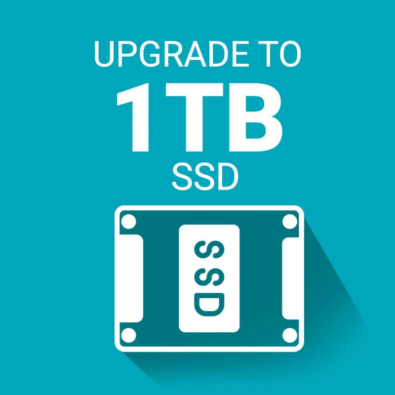 Upgrade to 1TB SSD
