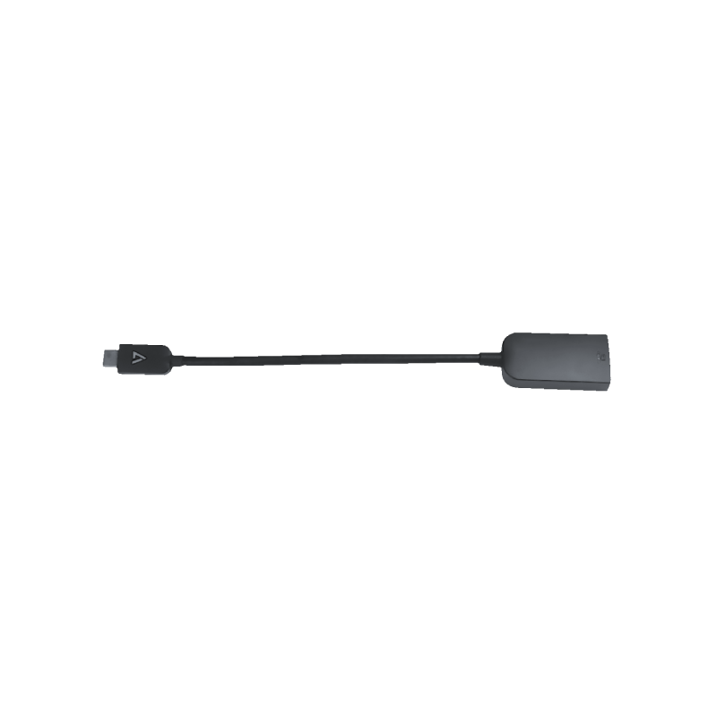V7 Black USB Video Card USB C Male to HDMI Female 2