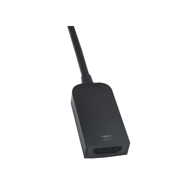 V7 Black USB Video Card USB C Male to HDMI Female 6