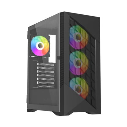 Vida+Typhoon+Black+ARGB+Gaming+Case