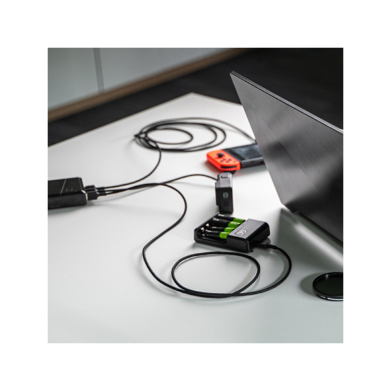 cable green cell ray usb cable usb c 120cm with green led backlight and support fast charging ultra charge qc 30 7