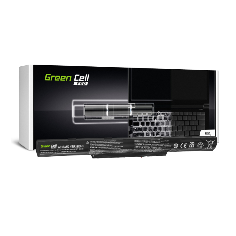 green cell pro battery as16a5k for acer aspire e15 e5 553 e5 553g e5 575 e5 575g f15 f5 573 f5 573g 146v 2600mah