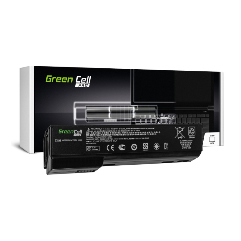 green cell pro battery for hp elitebook 8460p probook 6360b 6460b 111v 5200mah