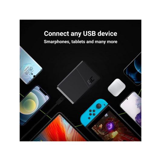 ladowarka sieciowa green cell gc chargesource 5 5xusb 52w z szybkim ladowaniem ultra charge i smart charge 1 1