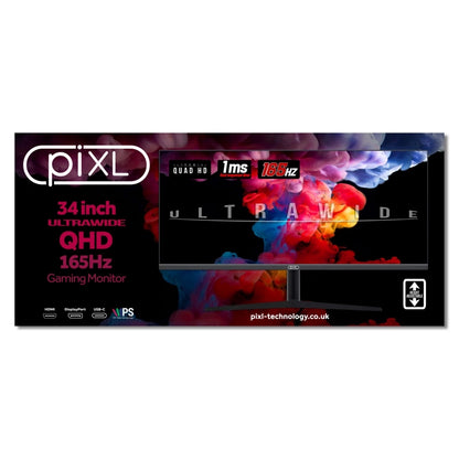 piXL 34 inch UWQHD UltraWide 165Hz Gaming Monitor 5