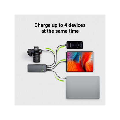 power bank green cell gc powerplay ultra 26800mah 128w 4 port